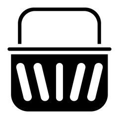 Basket icon vector image. Can be used for Agriculture.