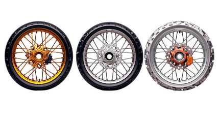 Wheel Isolated on Transparent or White Background