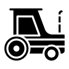 Tractor icon vector image. Can be used for Agriculture.