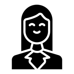 Assistant Woman icon vector image. Can be used for Crime Investigation.