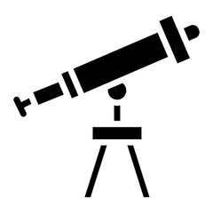 Telescope icon vector image. Can be used for Water Park.