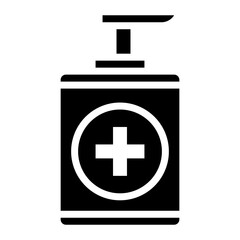 Antiseptic icon vector image. Can be used for Dermatology.