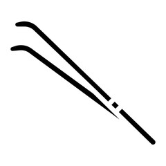 Tweezers icon vector image. Can be used for Dermatology.