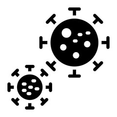 Obraz premium Virus icon vector image. Can be used for Dermatology.