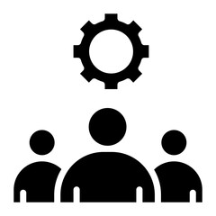 Labor Market icon vector image. Can be used for Human Resource.