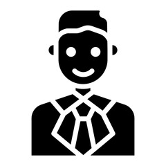 Manager icon vector image. Can be used for Staff Management.