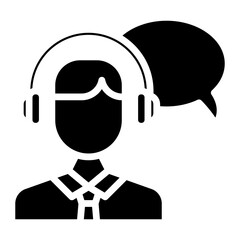Chat Support icon vector image. Can be used for Online Store.