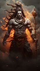Divine Manifestation: Reverent Images of Lord Shiva in Worship