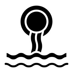Stormwater Drain icon vector image. Can be used for Public Utilities.