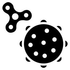 Sensory Play icon vector image. Can be used for Daycare.