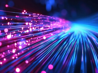 high speed line abstract technology background digital fiber hi tech concept