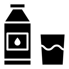 Drinking Water icon vector image. Can be used for Water Crisis.