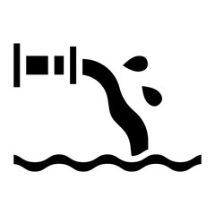 Wastewater icon vector image. Can be used for Water Crisis.