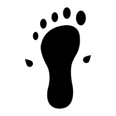 Water Footprint icon vector image. Can be used for Water Crisis.