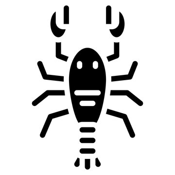 Lobster icon vector image. Can be used for Fish and Seafood.