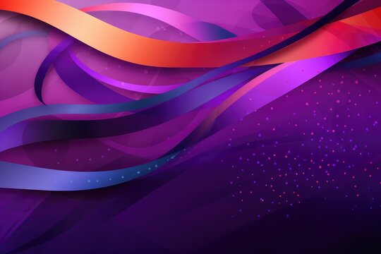 Abstract background awareness day with violet ribbon