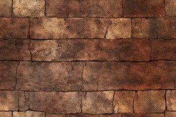 texture of old and abandoned floor of big bricks