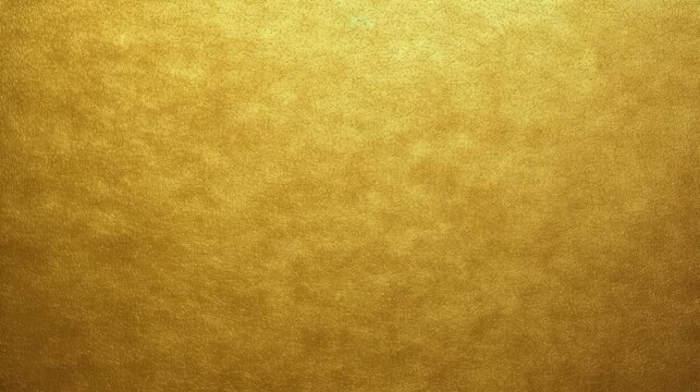 AI generated illustration of a plain golden texture as a background