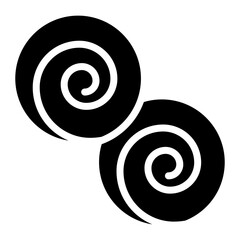 Danish Pastry icon vector image. Can be used for Brunch.