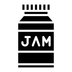 Jam Jar icon vector image. Can be used for Brunch.