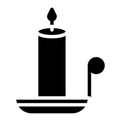 Candle icon vector image. Can be used for Islamic New Year.