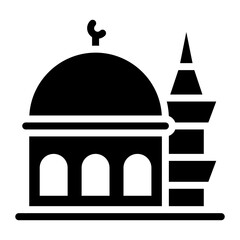 Mosque icon vector image. Can be used for Islamic New Year.