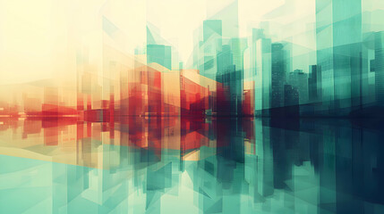 cityscape - business background - city, corporate, backdrop, skyline