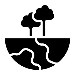 Ecotourism icon vector image. Can be used for World Environment Day.