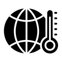 Global Warming icon vector image. Can be used for World Environment Day.