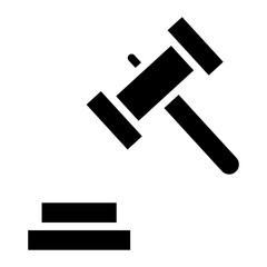 Gavel icon vector image. Can be used for Legal Services.