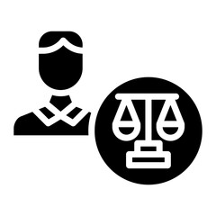 Legal Aid icon vector image. Can be used for Legal Services.