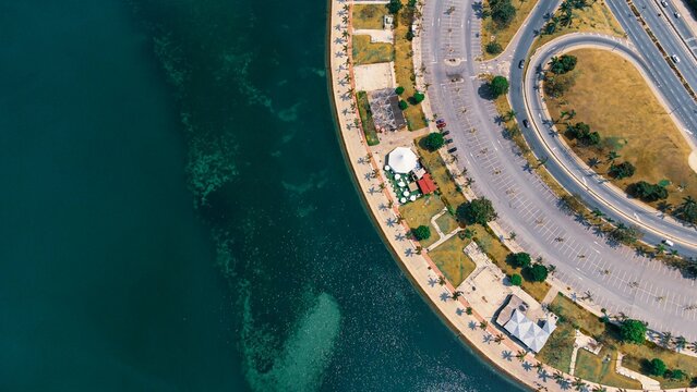 Picturesque view of the beachfront in Luanda, Angola