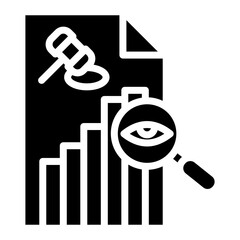 Legal Analysis icon vector image. Can be used for Legal Services.