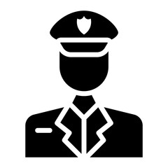 Police icon vector image. Can be used for Protesting and Civil Disobedience.