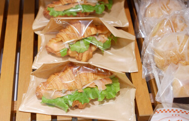 The bread in the bag looks delicious.