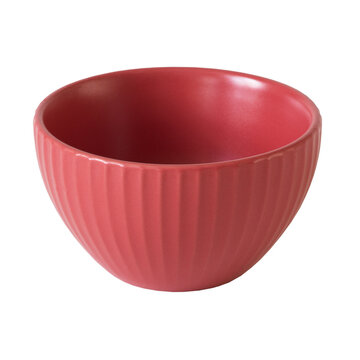 Ceramic cup of red-brown color