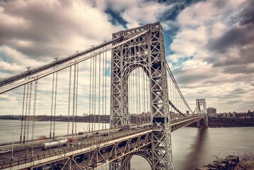 George Washington Bridge on the Hudson River