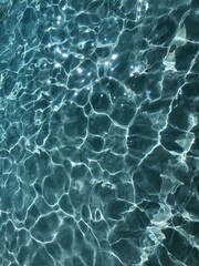 Beautiful natural pattern of water caustics.