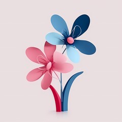 Abstract Floral Artwork