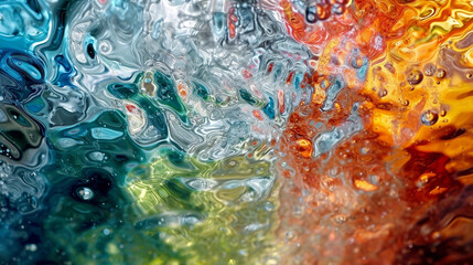 watery texture, water with mixed colors