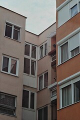 Fototapeta na wymiar Modern block of flats in Hungary