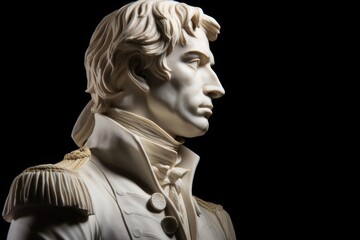 Horatio Nelson statue from profile