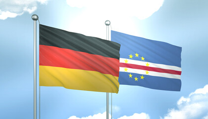Germany and Cape Verde Flag Together A Concept of Realations
