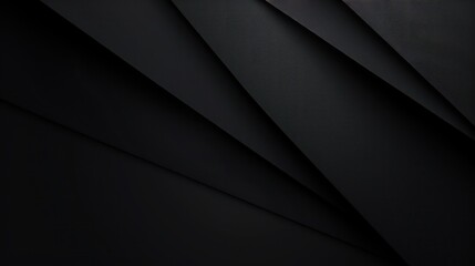 3d abstract black shape background with asymmetrical pattern, 3d render, and realistic