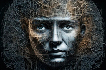 portrait of a person with a face