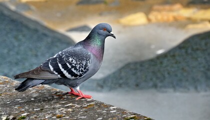 Fototapeta premium Gray city pigeon