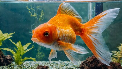 goldfish in aquarium