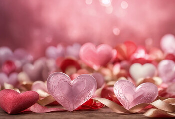 Fototapeta premium valentines background