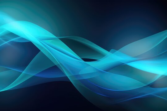 Abstract background awareness turqoise blue ribbon 