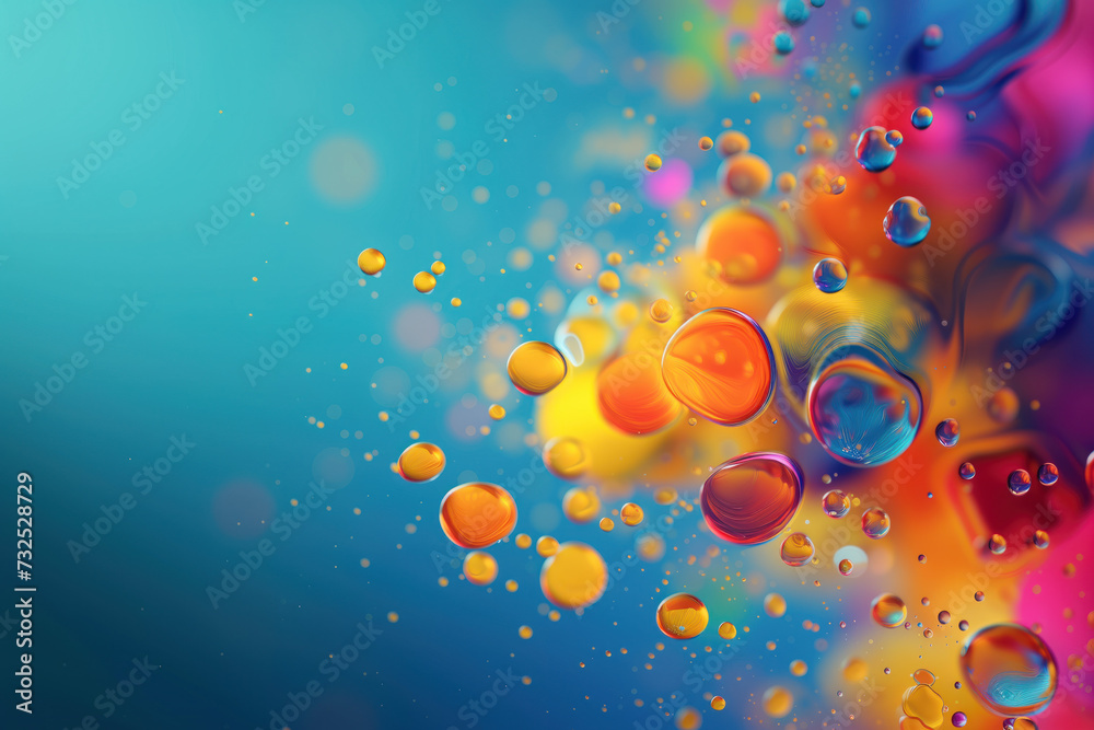 Poster abstract colorful background image. creativity and innovation. created with generative ai technology